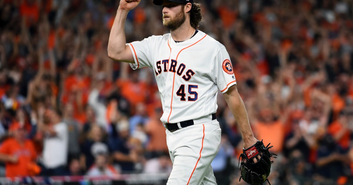 Gerrit Cole Spurned The Yankees Now He Ll Face Them In The Alcs Los Angeles Times