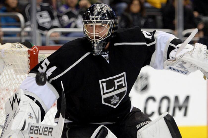 The Kings traded backup goalie Ben Scrivens to the Edmonton Oilers on Wednesday for a third-round draft pick.