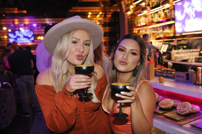 Guests at Pumpkin Spice Girls embraced their basic side with pumpkin spice cocktails, a pumpkin patch photo op and more at Side Bar on Wednesday, Oct. 16, 2019.