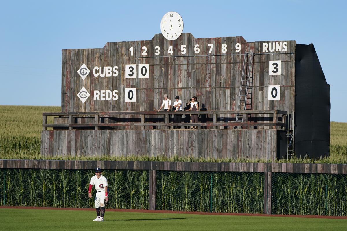 PHOTOS: MLB Field of Dreams game, Chicago Cubs vs. Cincinnati Reds, Aug. 11