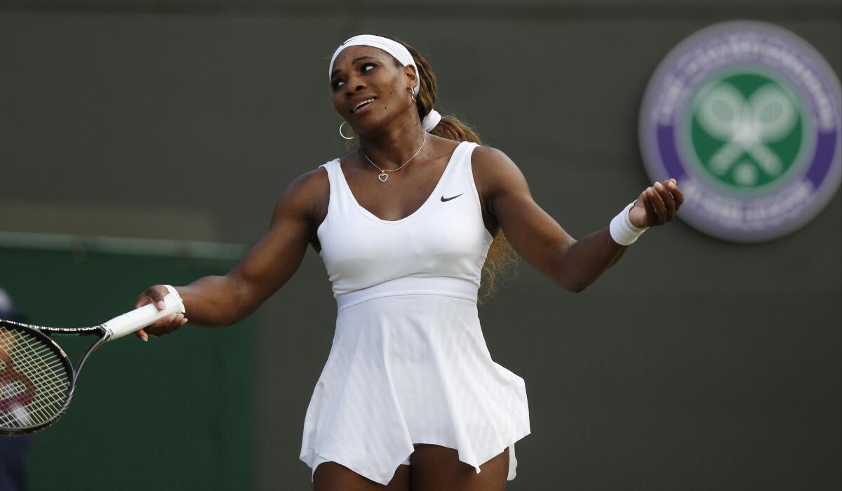 Serena Williams lost to lighter, faster, younger Alize Cornet at Wimbledon on Saturday.