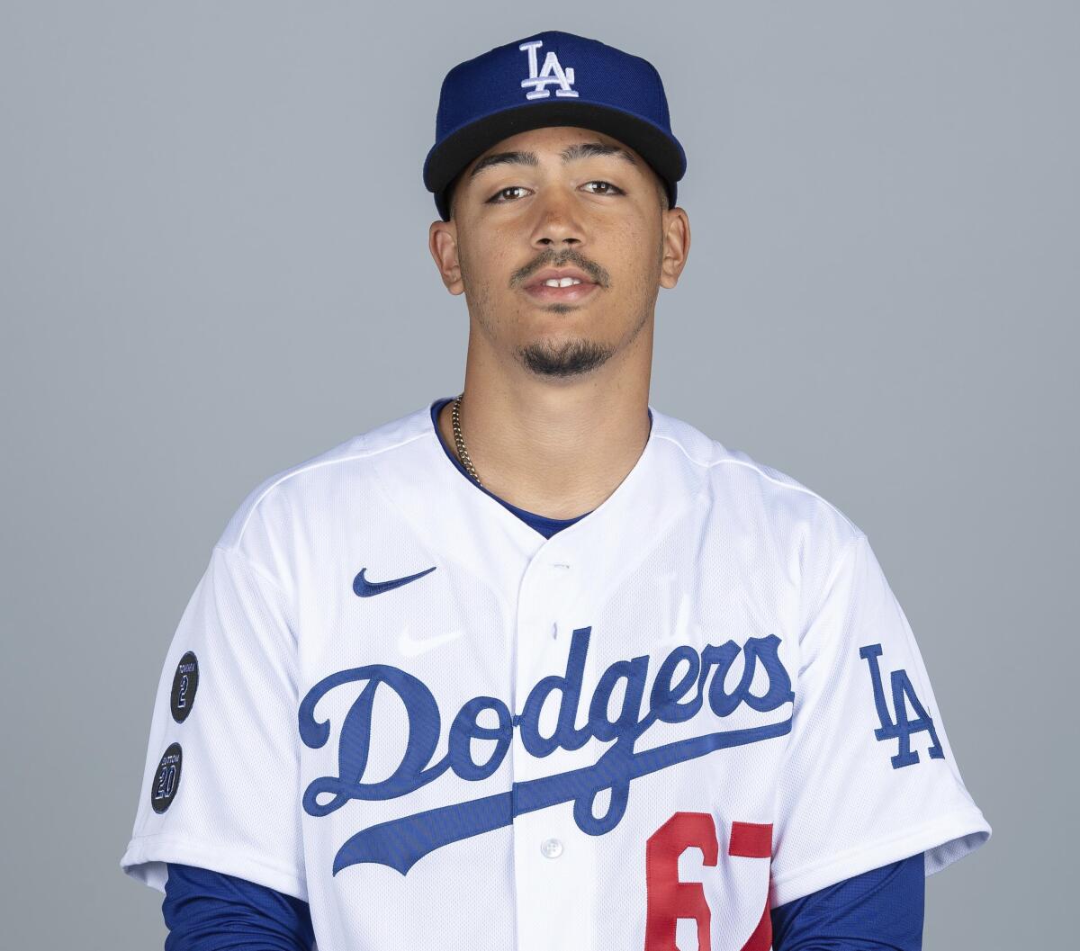 Dodgers minor league infielder Miguel Vargas.