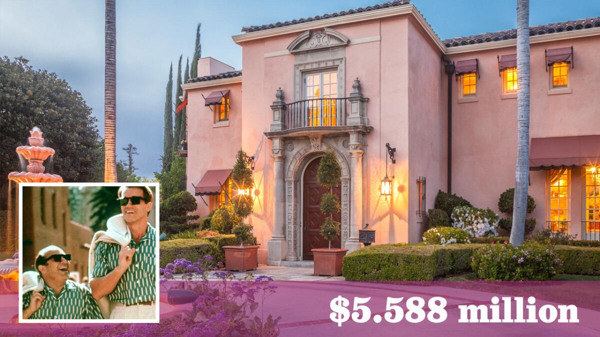 The pedigreed Pasadena home was featured in the 1988 comedy "Twins" starring Danny DeVito and Arnold Schwarzenegger.