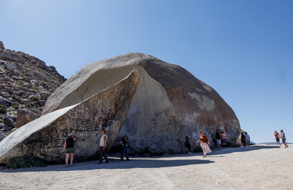 Giant Rock: A century of stories in the Mojave Desert - Los Angeles Times