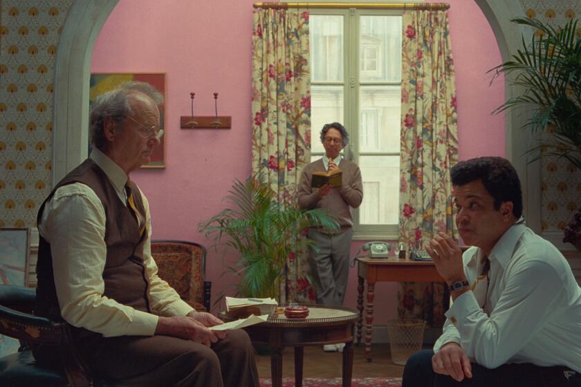 (From L-R): Bill Murray, Wally Wolodarsky and Jeffrey Wright in the film THE FRENCH DISPATCH. Photo Courtesy of Searchlight Pictures. © 2021 20th Century Studios All Rights Reserved