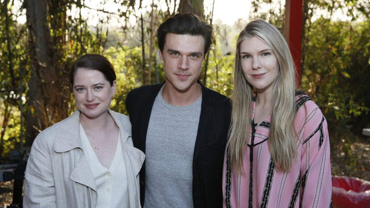 Sarah Whittrock, left, Finn Wittrock and Lily Rabe at the VIP opening night of "Henry IV."