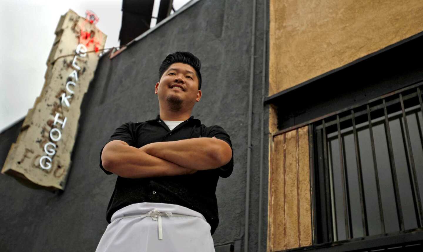 Eric Park is chef and owner of the new Silver Lake restaurant called Black Hogg. It's awaiting a wine and beer license.