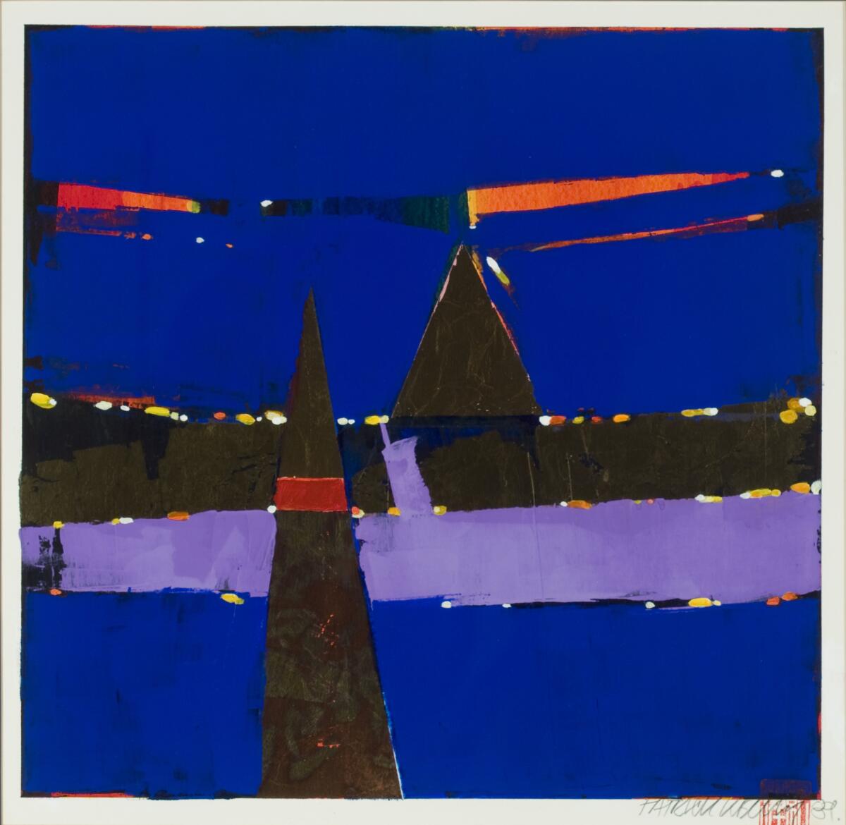 Patrick Kelly's painting "Series II," which is in the Festival of Arts' permanent collection.
