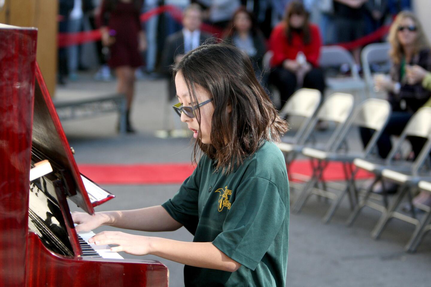 Photo Gallery: Toll Middle School unveils mural