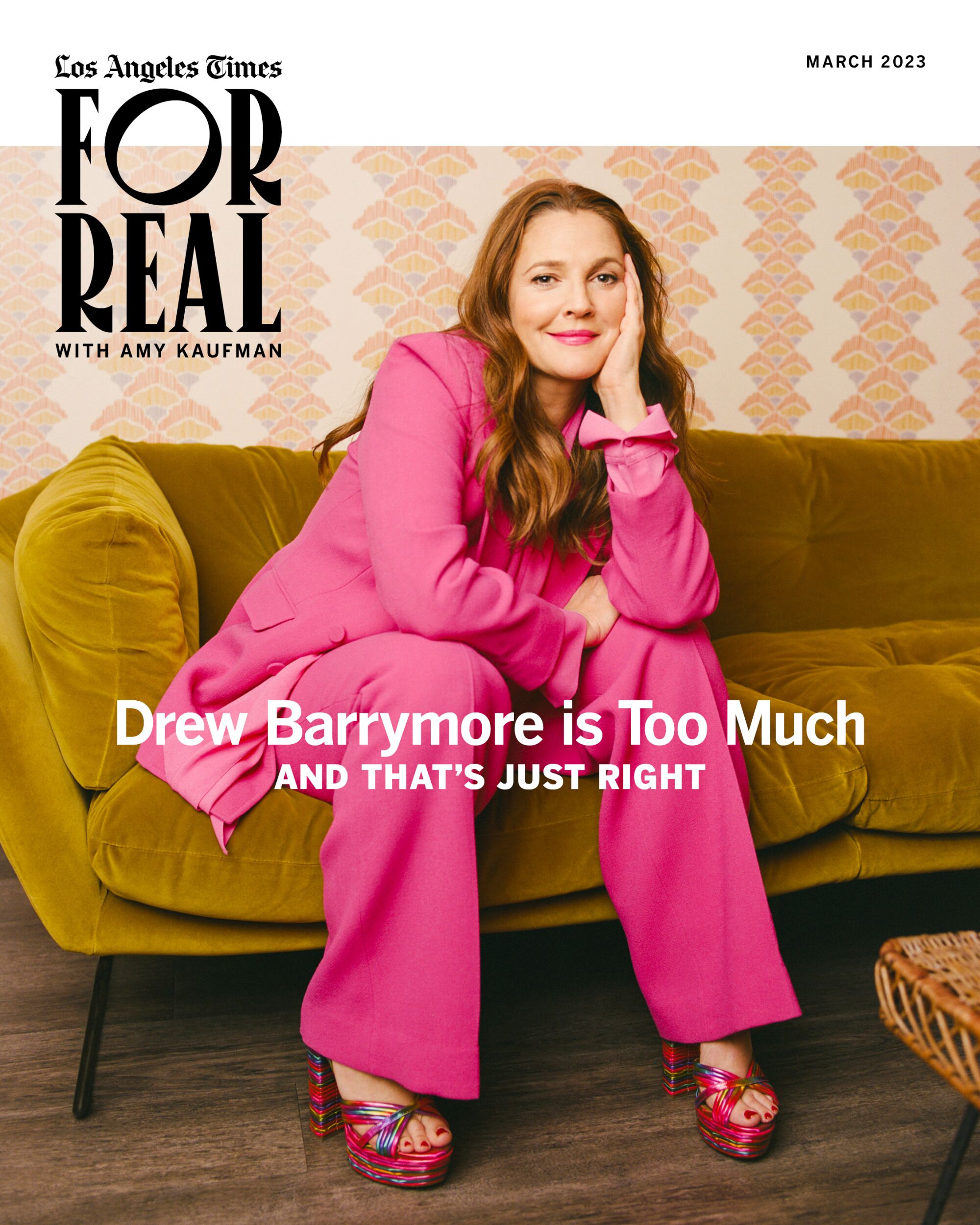 For Real With Amy Kaufman Drew Barrymore Cover image