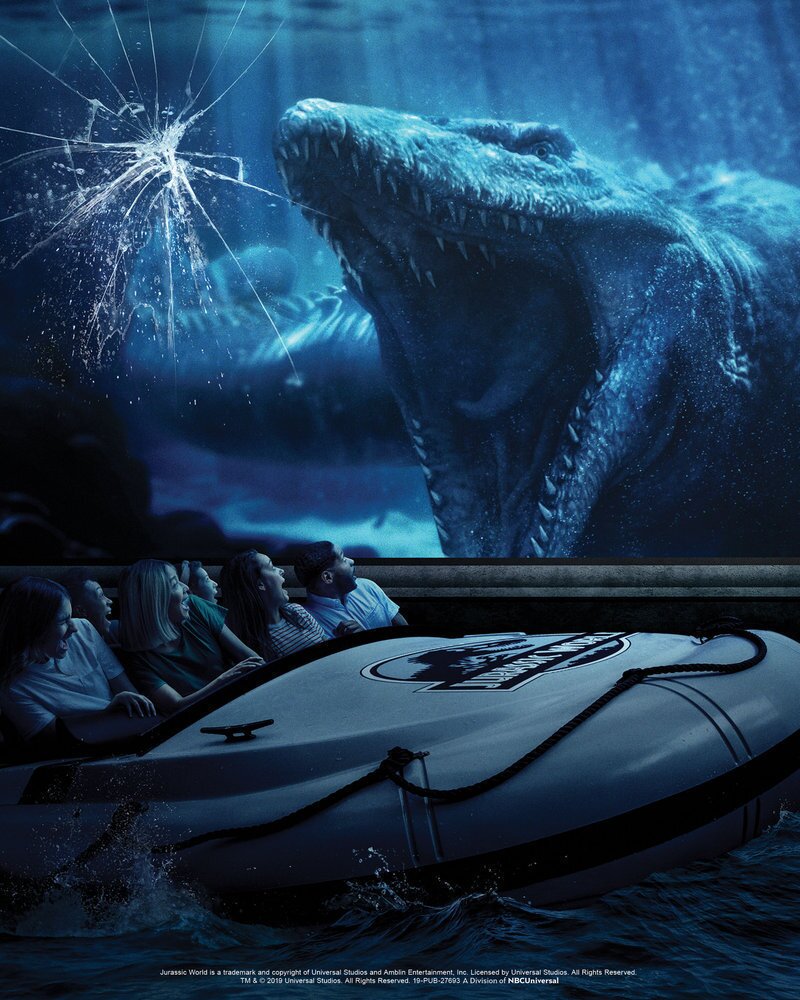 Universal Studios Launches Surprise Opening Of Jurassic World Ride The San Diego Union Tribune - roblox jurassic park loud