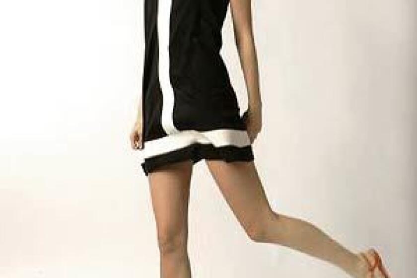 A $55 dress from the cheap but chic line by Jovovich-Hawk for MNG.