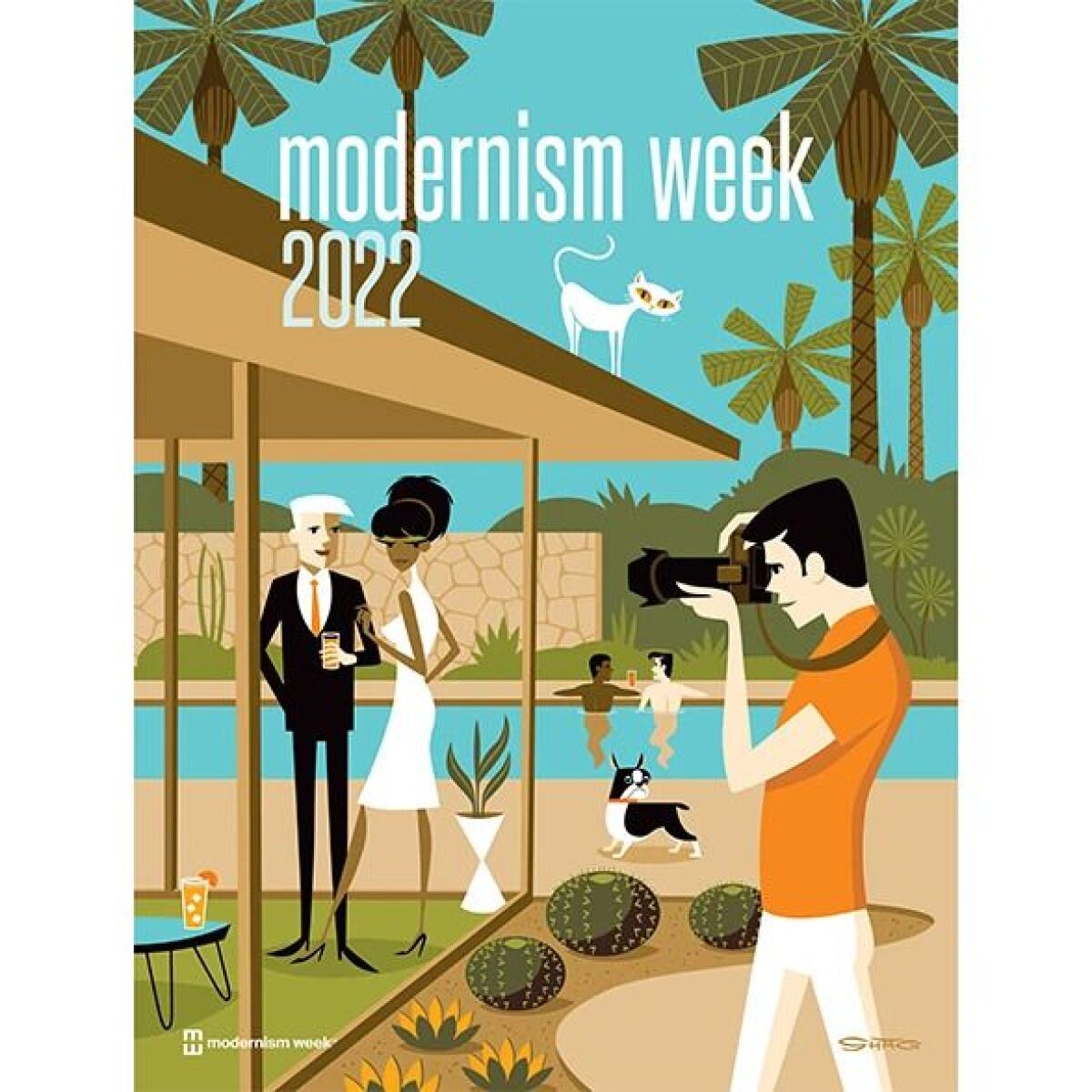 Modernism Week 2022 poster.