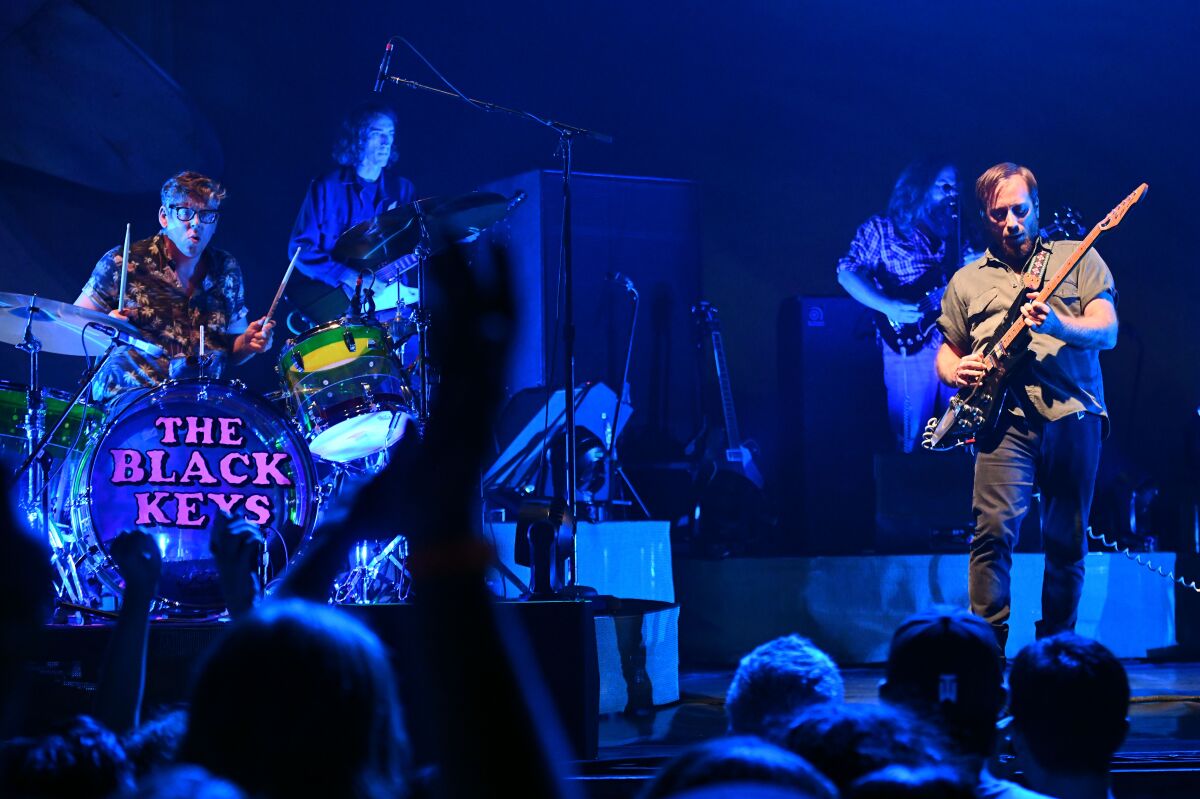The Black Keys perform at the Wiltern