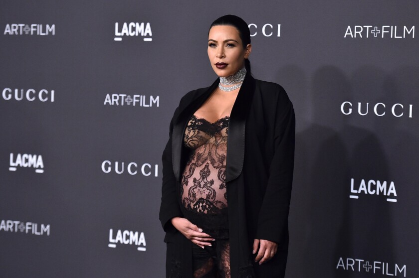 Kim Kardashian attends LACMA 2015 Art+Film Gala at LACMA on Nov. 7, 2015, in Los Angeles.