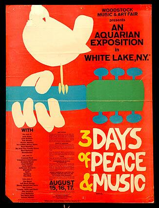 Original Woodstock poster