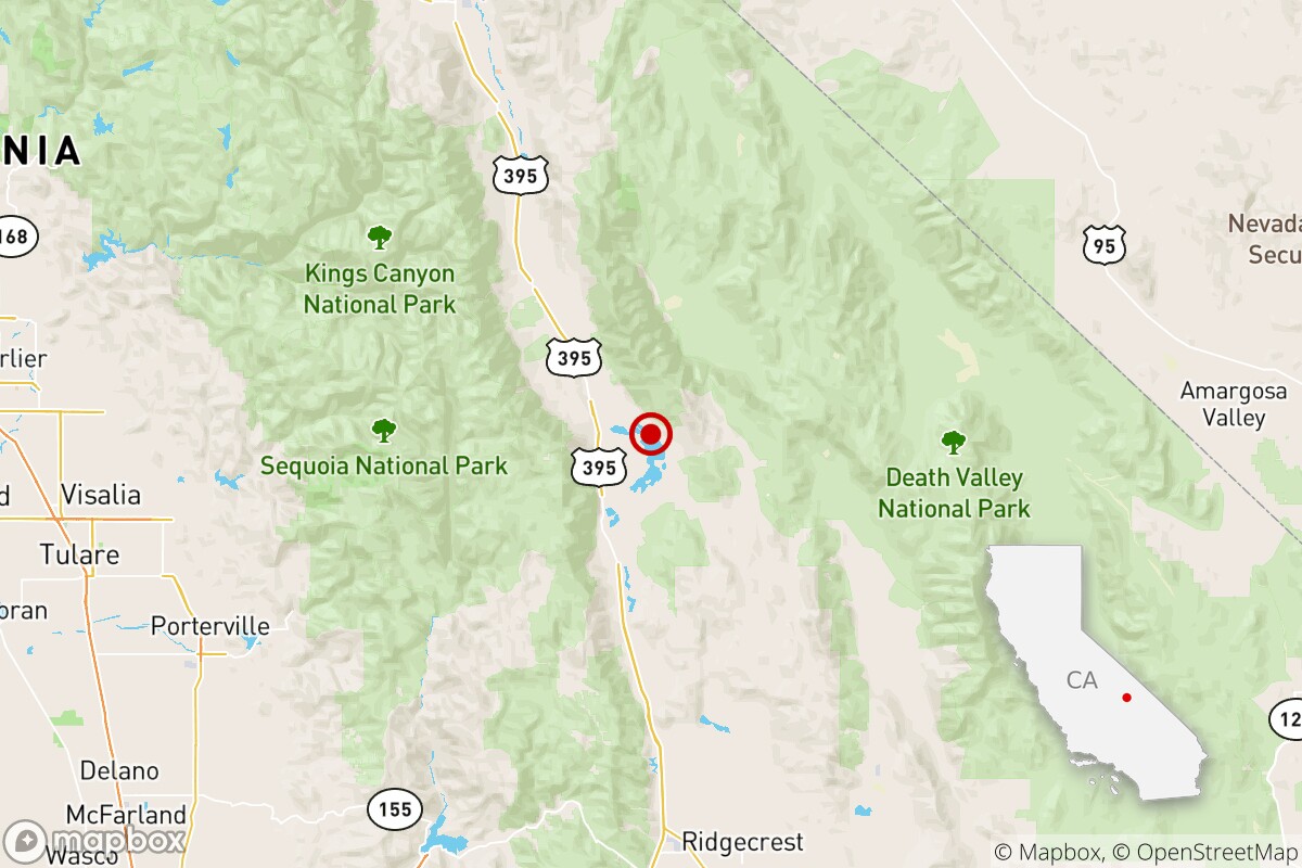 Earthquake: Two quakes strike near Ridgecrest, Calif.