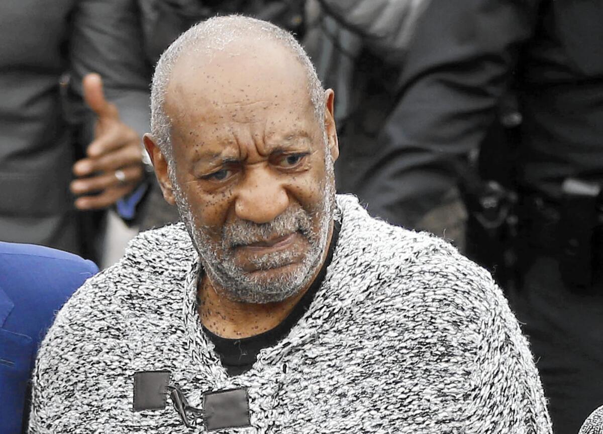 Bill Cosby arrives at court to face a felony charge of aggravated indecent assault on Dec. 30, 2015, in Elkins Park, Pa.