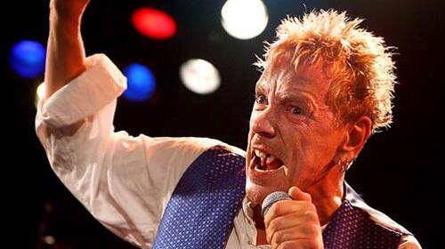 The Sex Pistols' Johnny Rotten (a.k.a. John Lydon) leads the revival at the Roxy. The band, which also includes guitarist Steve Jones, drummer Paul Cook and bassist Glen Matlock, played a private club show for fans Thursday. It was the group's first appearance at the club and their first club show in Los Angeles.