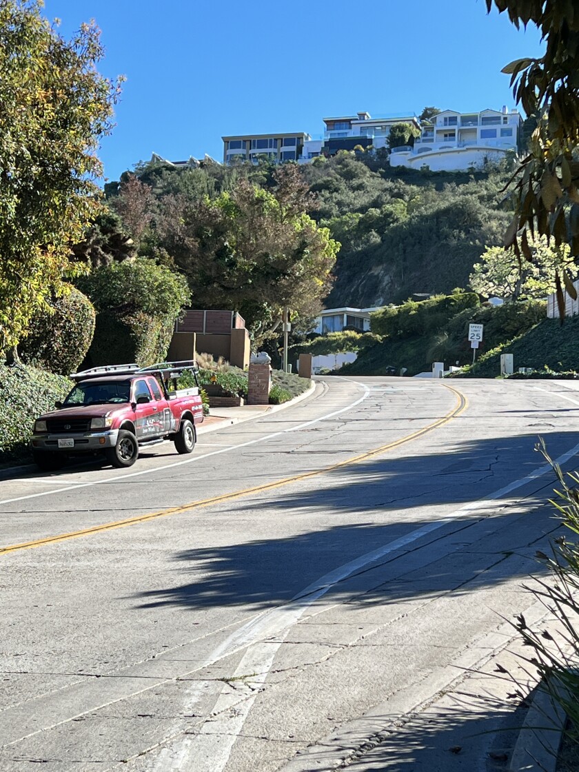 Via Capri in La Jolla is dangerous due to its state of "gross neglect," according to local resident Sven Zabka.