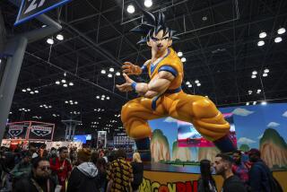 A 'Dragon Ball Z' booth during New York Comic Con 