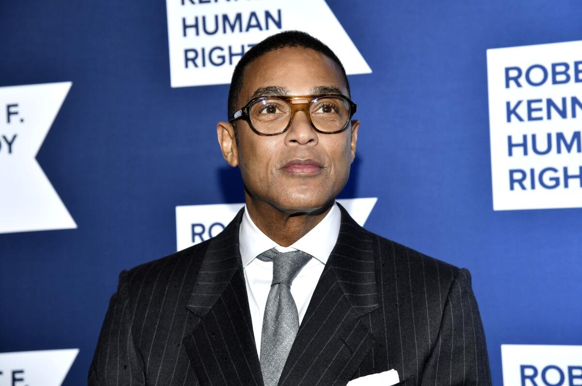 News anchor Don Lemon in glasses