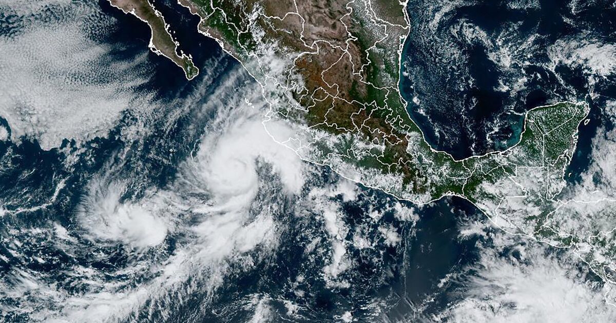Orlene se convertirá en huracán en el Océano Pacífico frente a las costas de México