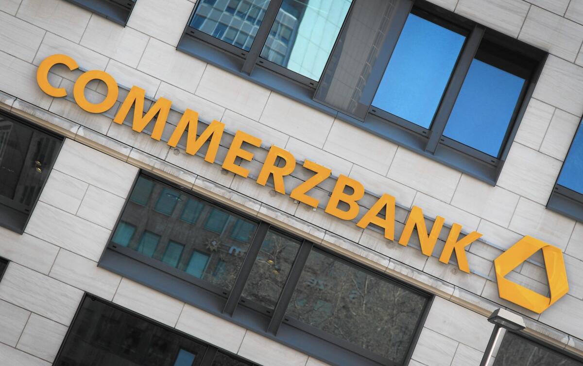 Commerzbank invested $290 million in mortgage-backed securities for which Wells Fargo was the trustee and said it lost more than $100 million. Above, a bank branch in Frankfurt, Germany.