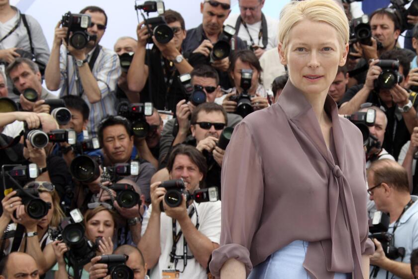 Tilda Swinton, seen at last year's Cannes Film Festival appearing in support of "Moonrise Kingdom," is set to return this year with Jim Jarmusch's vampire movie "Only Lovers Left Alive."