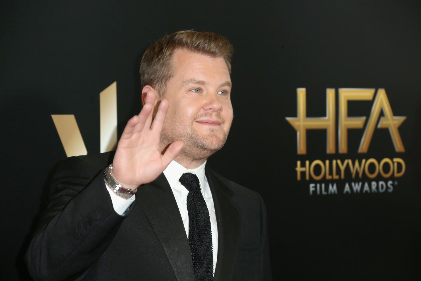 Host James Corden attends the 20th Hollywood Film Awards in Beverly Hills.
