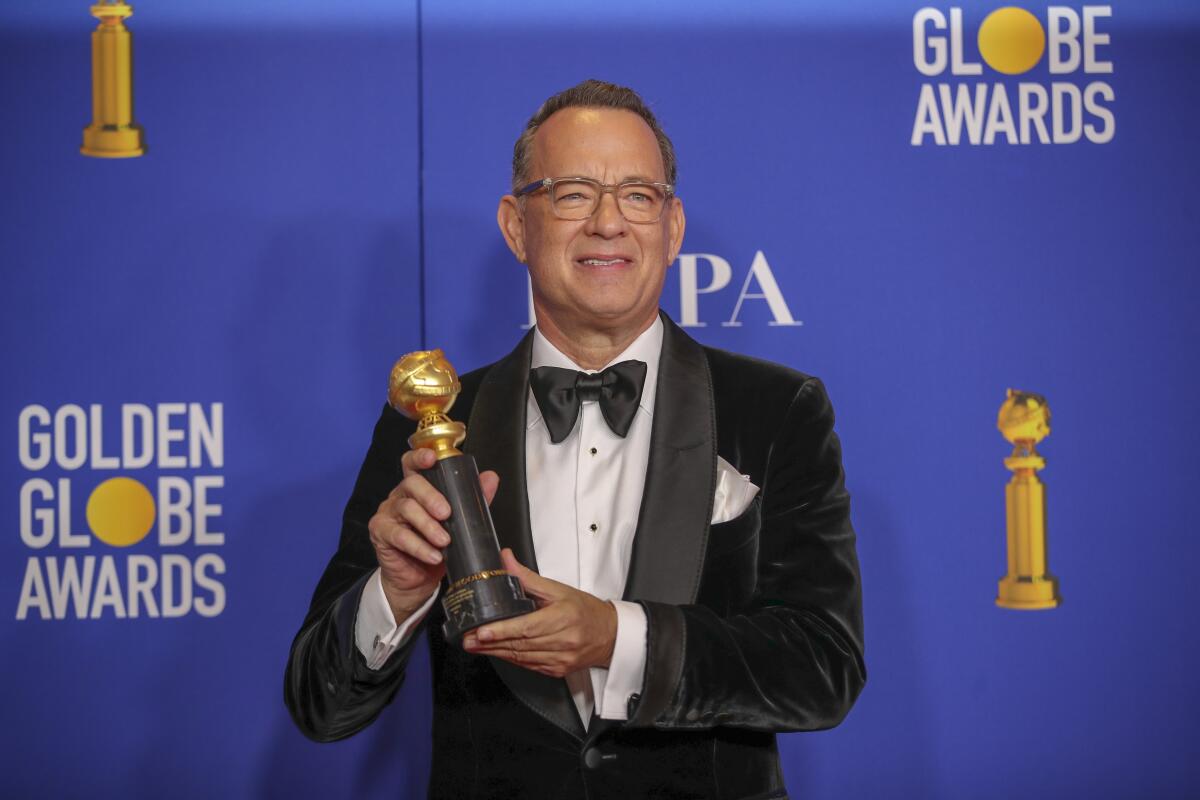 Tom Hanks is nominated in the supporting actor category for his role in "A Beautiful Day in the Neighborhood." 