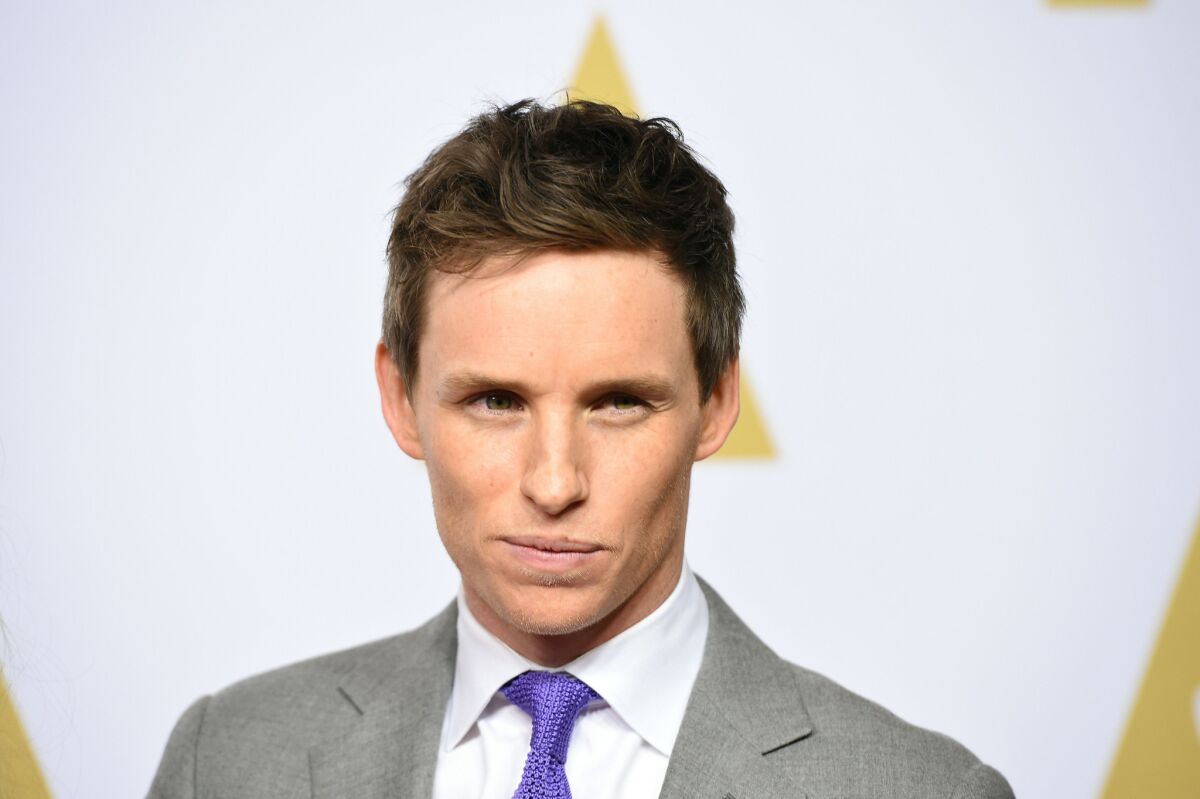 Eddie Redmayne attends the 88th Academy Awards nominee luncheon on Feb. 8 in Beverly Hills.