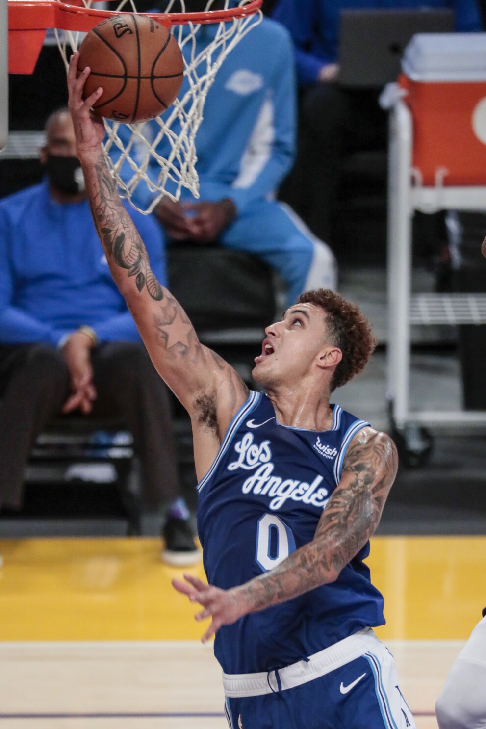 Kyle Kuzma Takes Charge For Lakers In Win Over Timberwolves Los Angeles Times