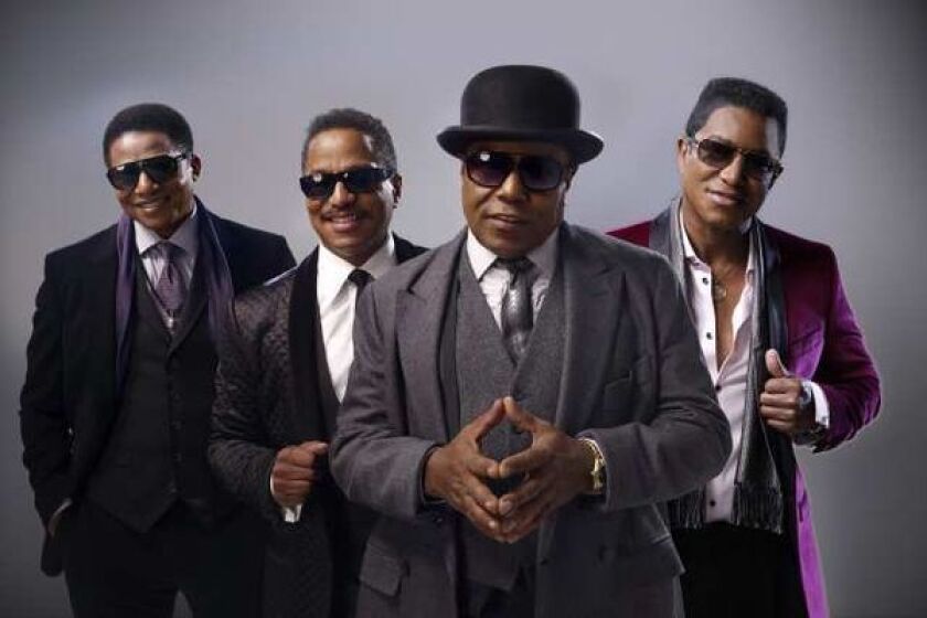 The Jackson brothers, from left, Jackie, Marlon, Tito and Jermaine.