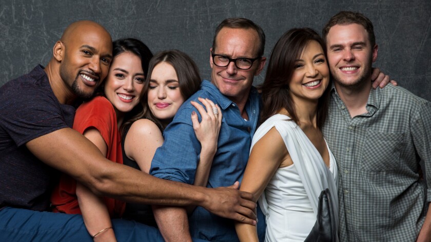 Marvel S Agents Of S H I E L D Cast Talks Body Swap Dreams But Is Mum On Ghost Rider Los Angeles Times