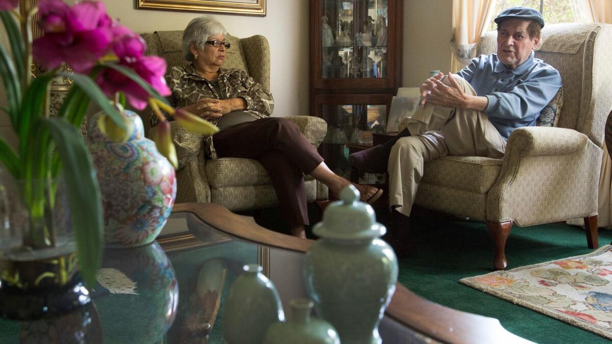 Irma J. Lopez, left, and her husband, Manuel M. Lopez, have been fighting since 1977 to deindustrialize the Oxnard coastline.