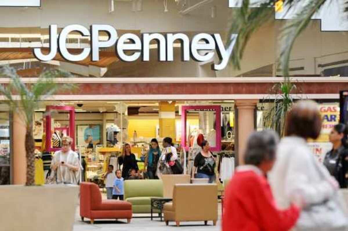 J.C. Penney reported a loss of $123 million, or 56 cents a share, in the third quarter.