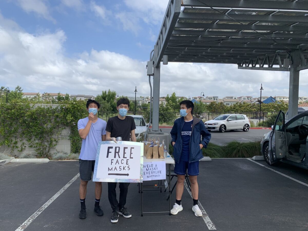 CCA rising seniors served at the giveaway