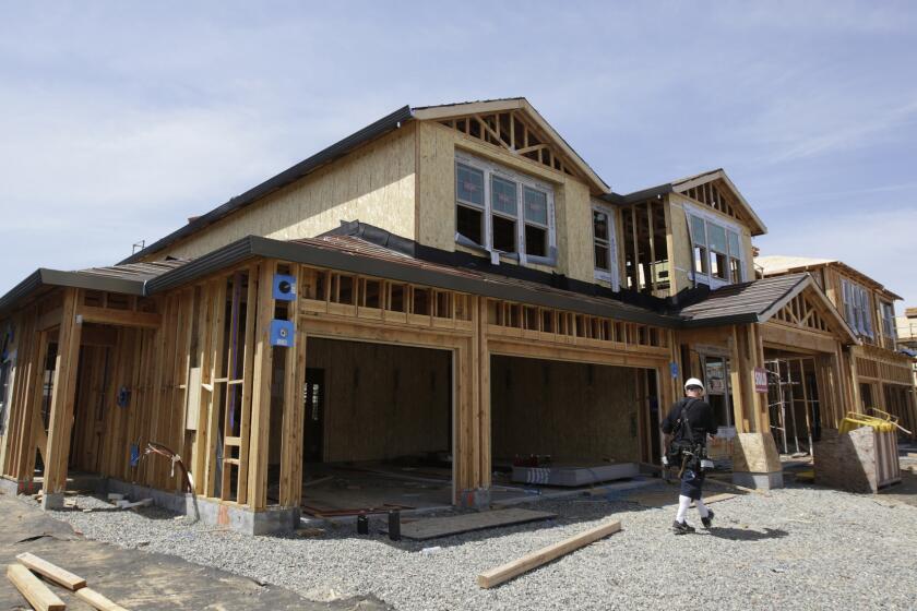 FILE- This May 4, 2018, file photo shows a house under construction in Roseville, Calif. On Thursday, Aug. 16, the Commerce Department reports on U.S. home construction in July. (AP Photo/Rich Pedroncelli, File)