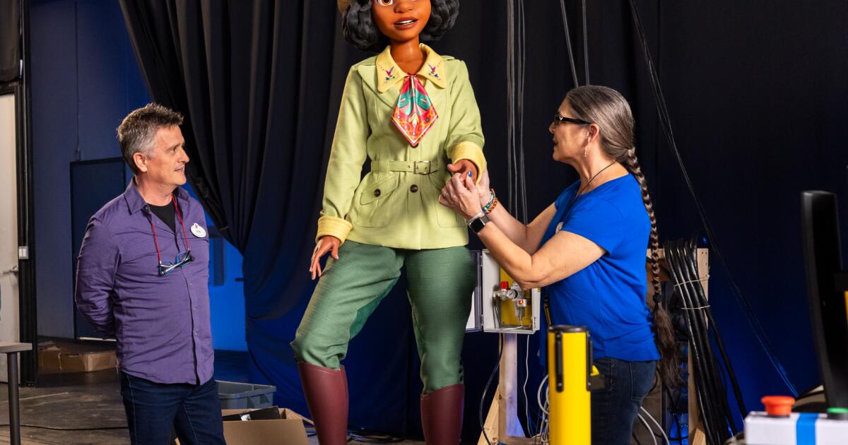 Inside Disneyland’s high-tech animatronics at Tiana’s Bayou Adventure