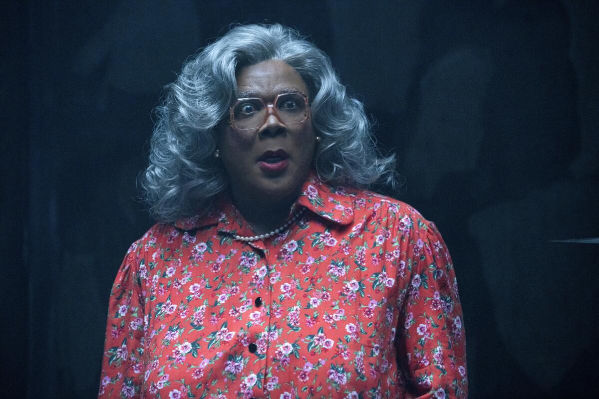Tyler Perry stars as Madea in "Tyler Perry's Boo 2! A Madea Halloween," which topped the weekend box office but garnered mixed reviews from audiences and critics.