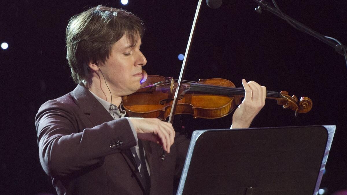 Violinist Joshua Bell.
