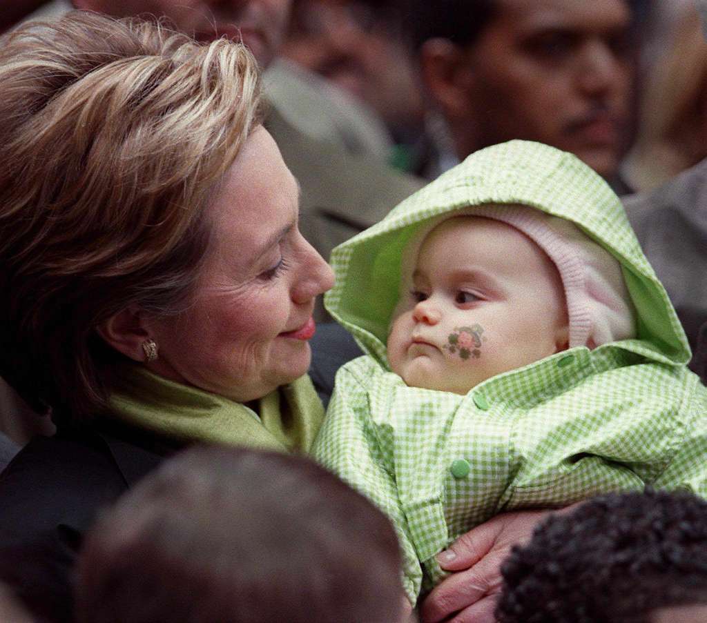 Hillary Rodham Clinton's good-luck charm?