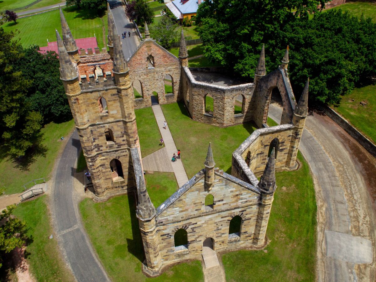 The Port Arthur Historic Site is on the scenic Tasman Peninsula in the south east of Tasmania.