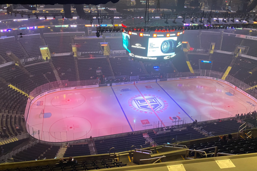 Staples Center before the final game of the Kings' 2019-20 season against the Ottawa Senators on March 11.
