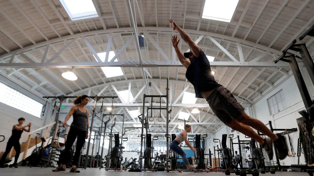 At the Pharos Athletic Club in Echo Park, workouts emphasize mechanics, strength and conditioning.