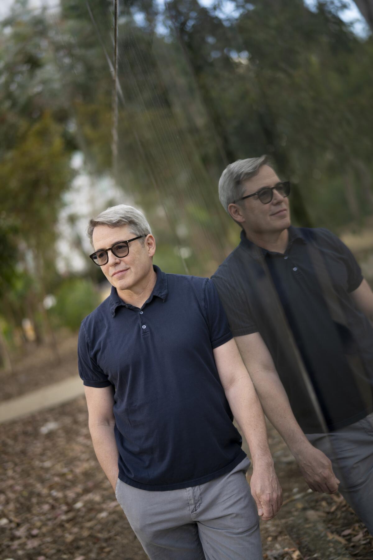 Matthew Broderick during a recent rehearsal break for "Babbitt" at the La Jolla Playhouse on Thursday, Oct. 26, 2023.