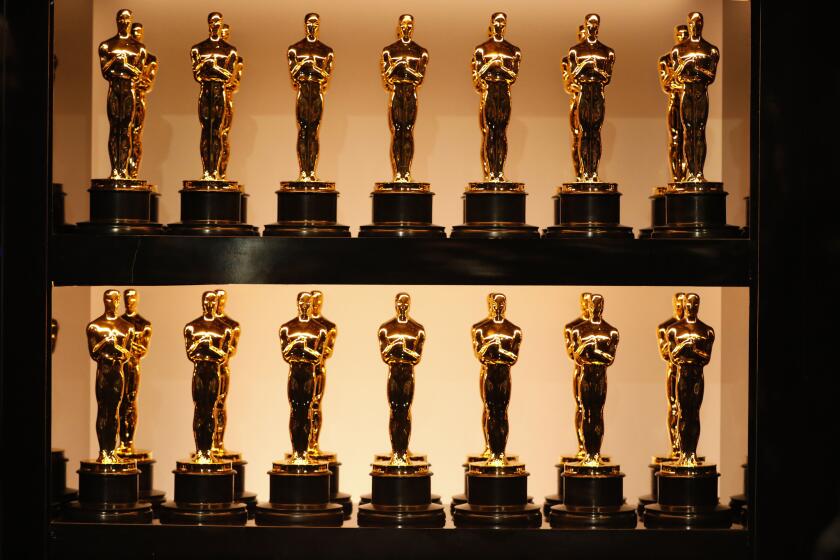 Oscar statues backstage at the 90th Academy Awards on Sunday, March 4, 2018 at the Dolby Theatre at Hollywood & Highland Center in Hollywood, CA.