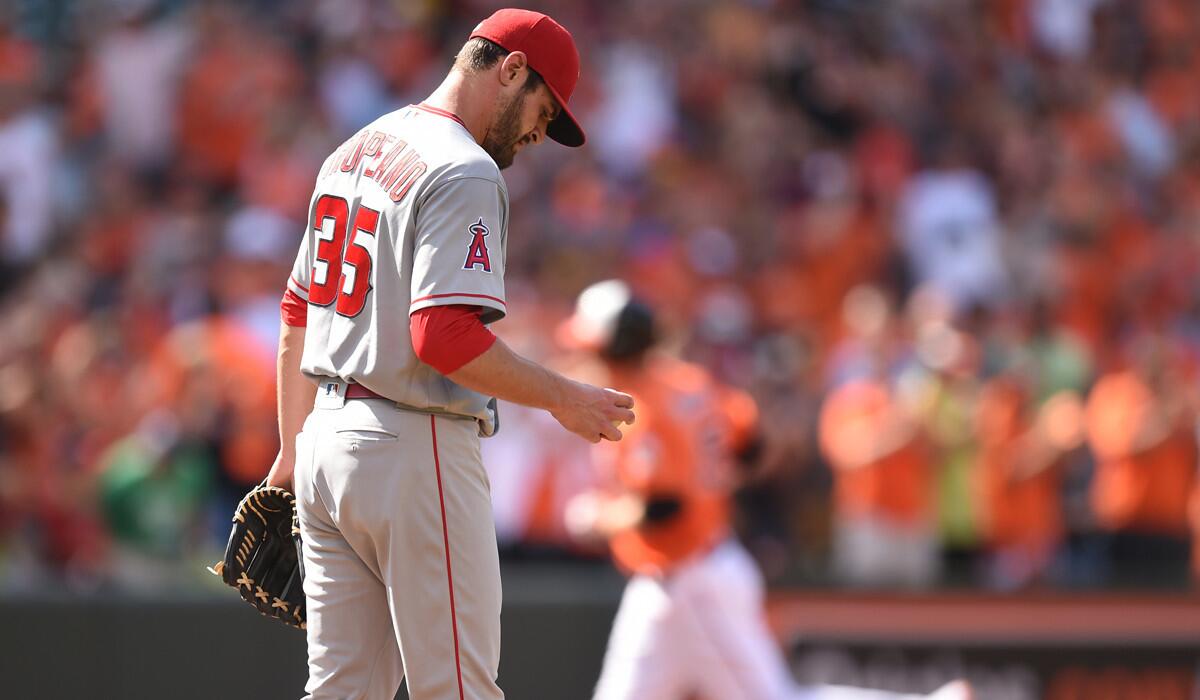 Angels pitcher Nick Tropeano is exploring a course of action after an MRI exam disclosed a torn elbow ligament.