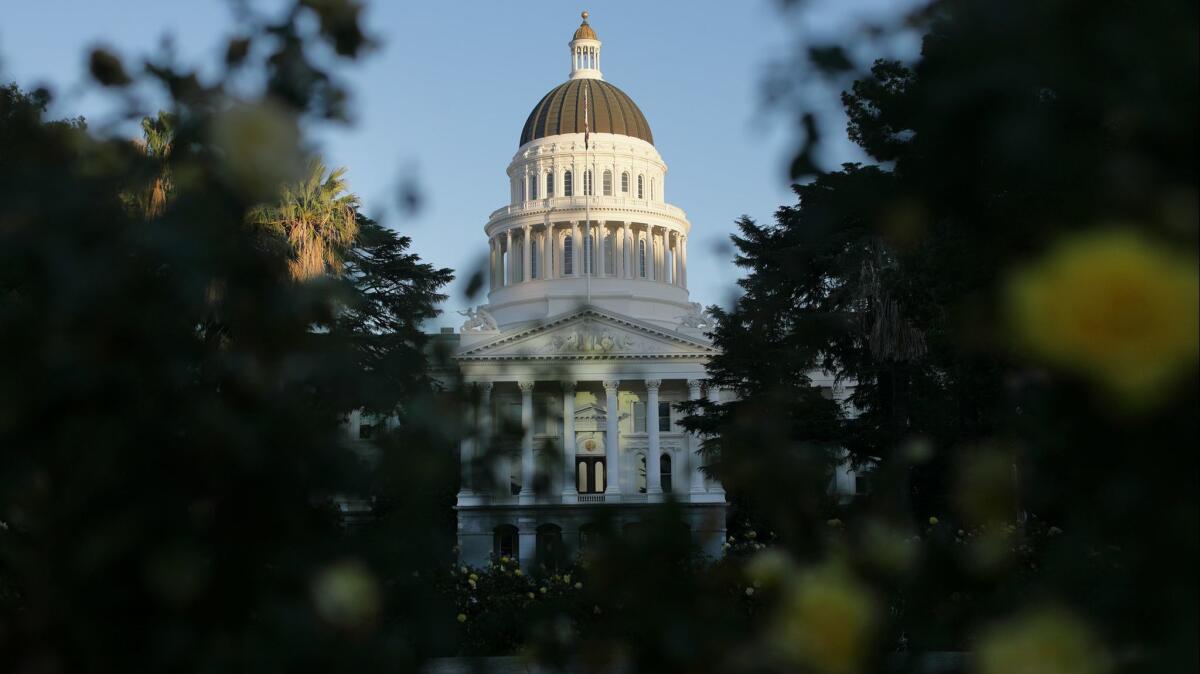 The Capitol building in Sacramento, Calif. on Oct. 26, 2017.